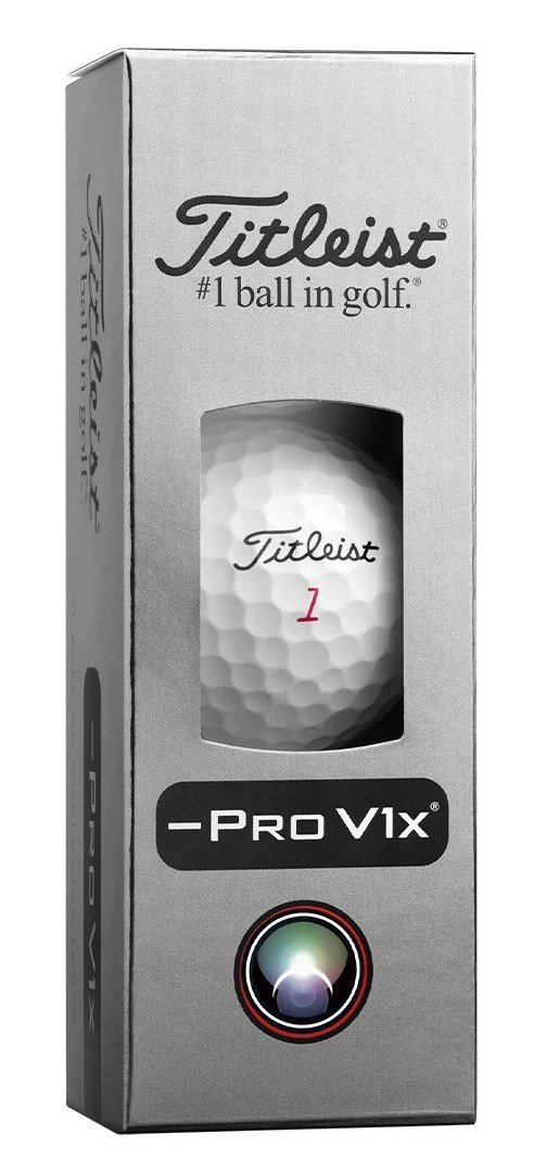 Titleist Pro V1x Left Dash (#1 - #4) golf balls 2026 (12 balls)