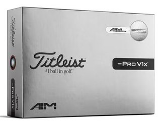 Titleist Pro V1x Left Dash AIM Enhanced golf balls 2026 (12 balls)