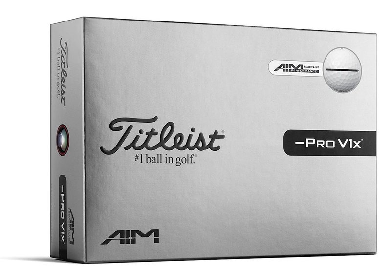 Titleist Pro V1x Left Dash Performance Alignment BLACK golf balls
