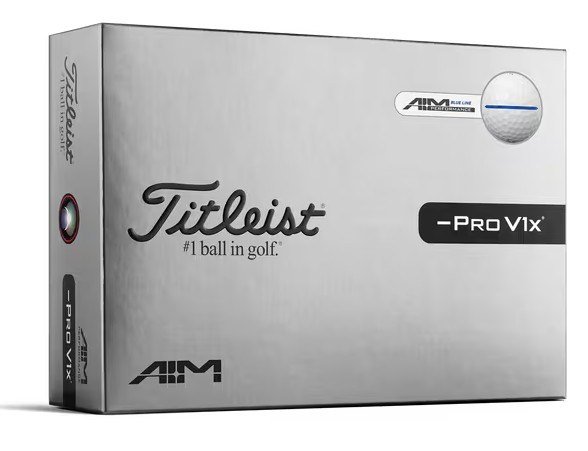 Titleist Pro V1x Left Dash Performance Alignment Blue golf balls