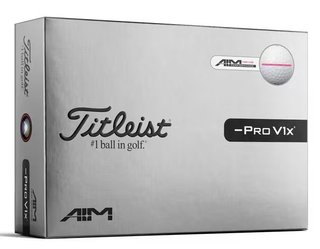 Titleist Pro V1x Left Dash Performance Alignment Pink golf balls