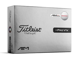 Titleist Pro V1x Left Dash Performance Alignment RED golf balls
