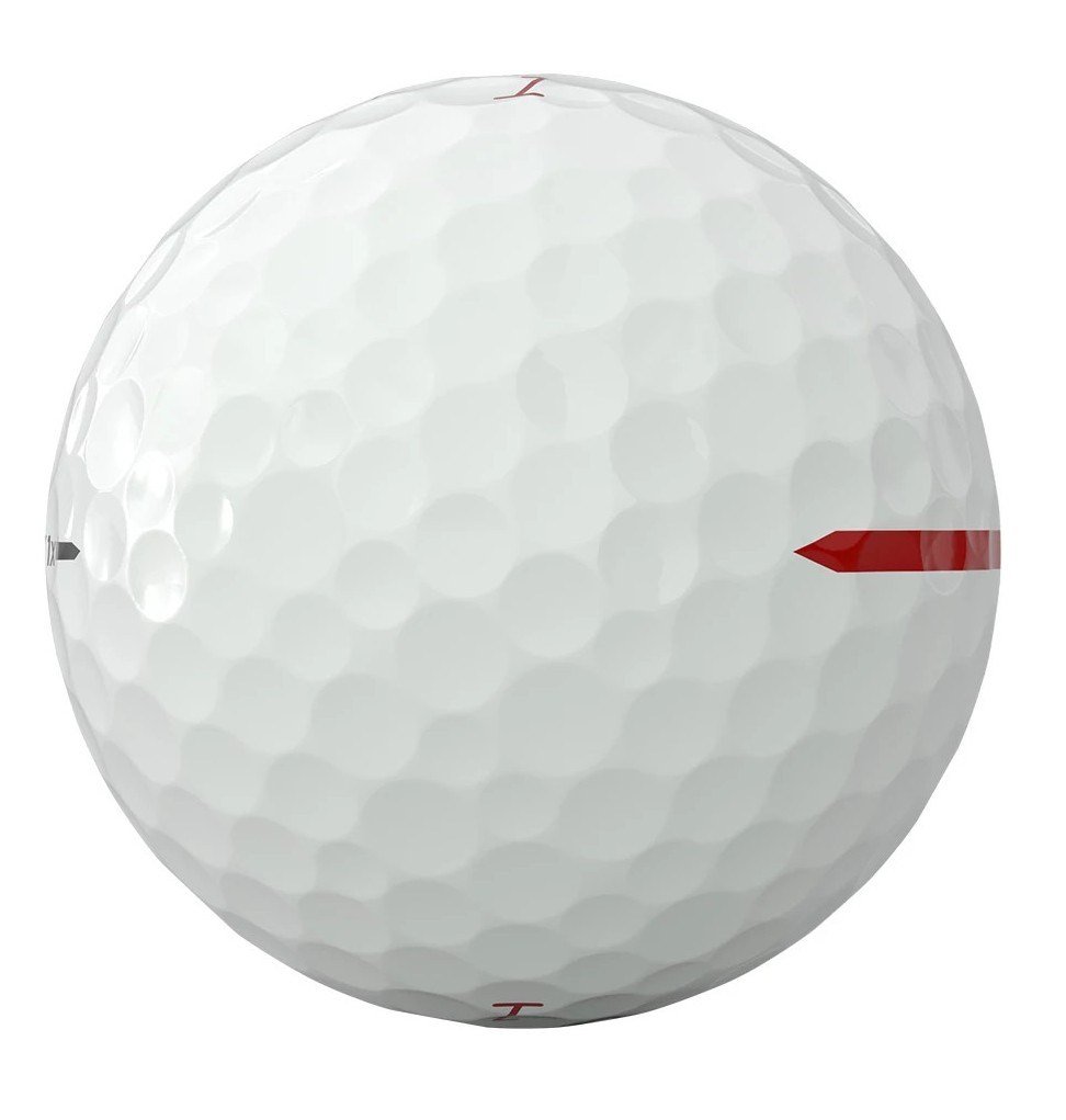 Titleist Pro V1x Left Dash Performance Alignment RED golf balls