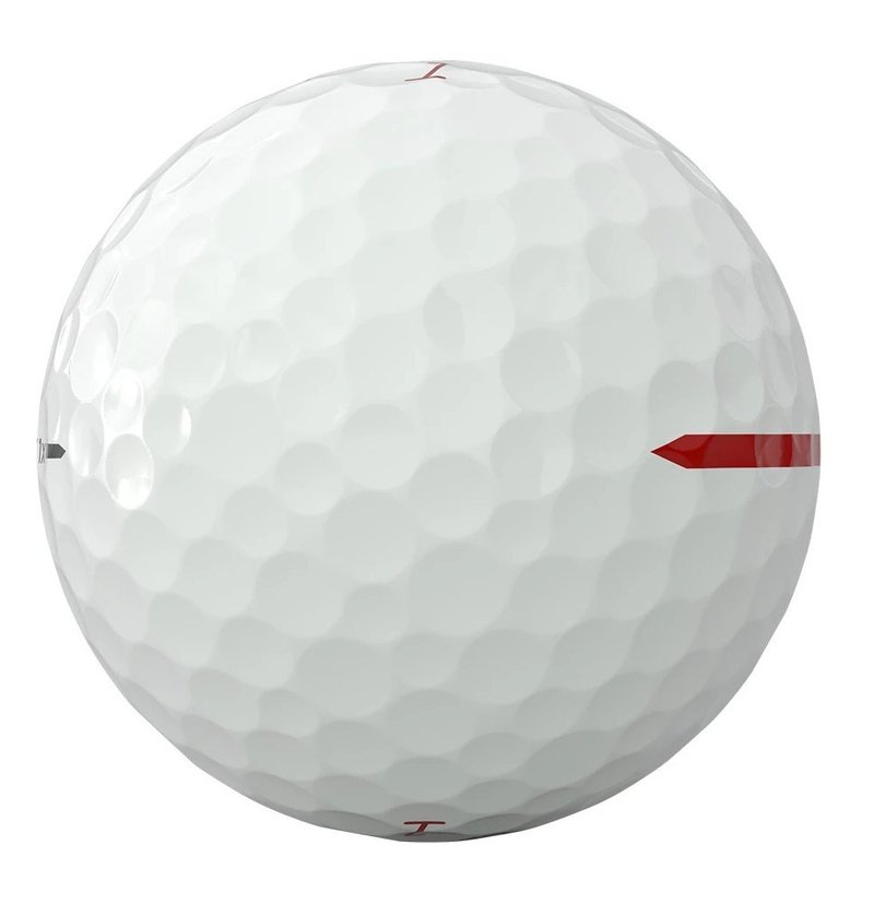 Titleist Pro V1x Left Dash Performance Alignment RED golf balls