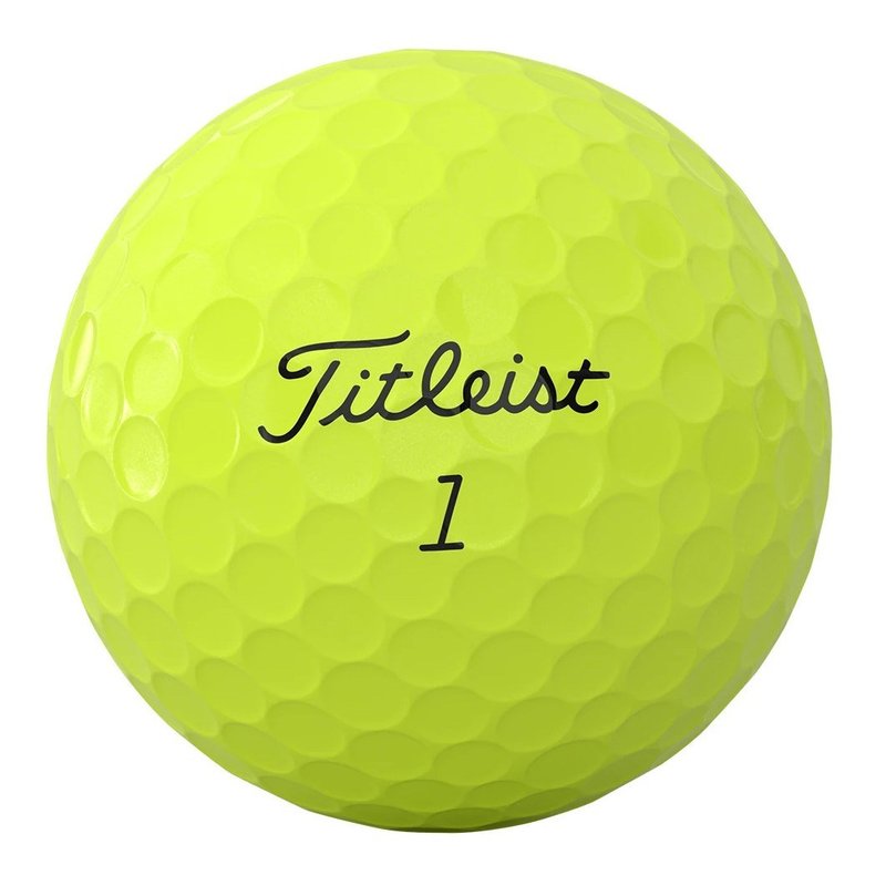 Titleist AVX golf balls 2026, yellow