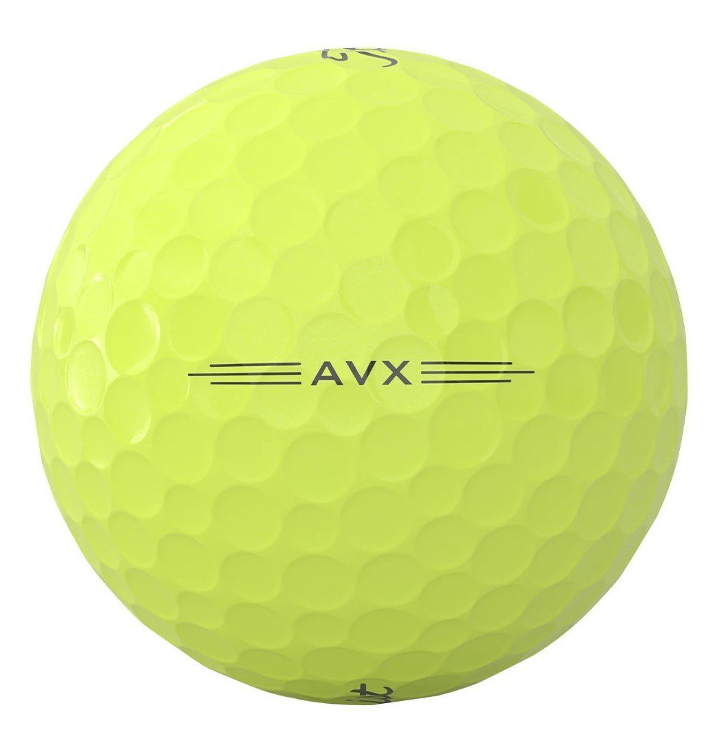 Titleist AVX golf balls 2026, yellow