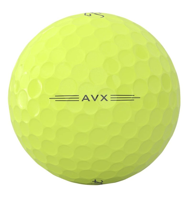 Titleist AVX golf balls 2026, yellow