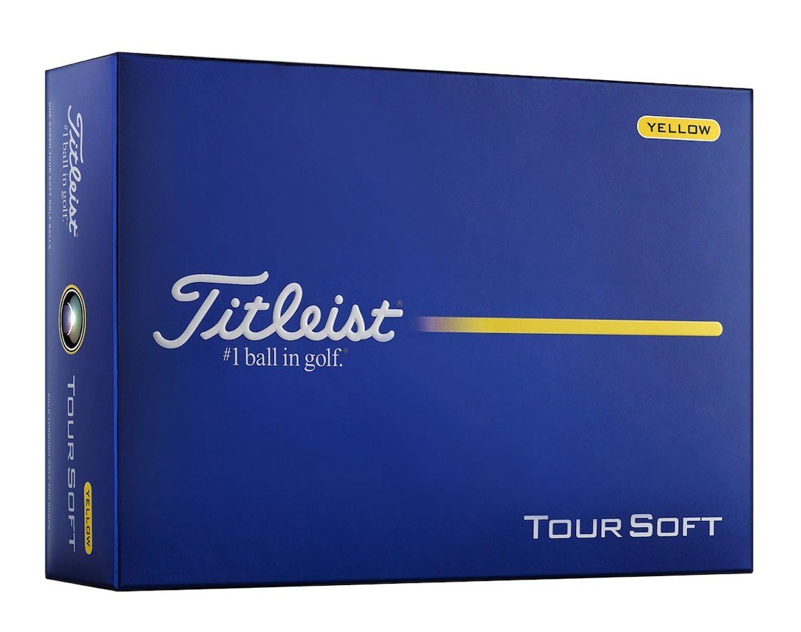 Titleist Tour Soft golf balls 2026, yellow