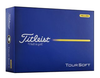 Titleist Tour Soft golf balls 2026, yellow