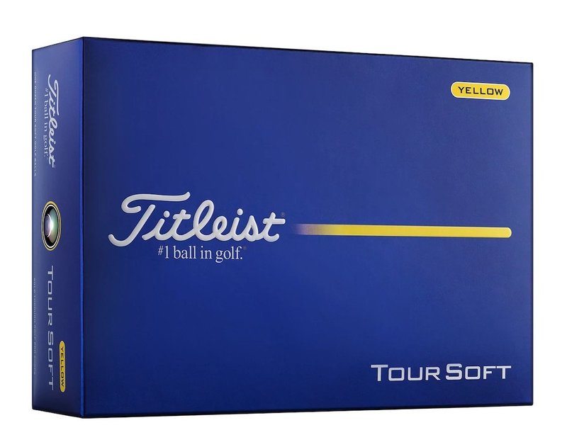 Titleist Tour Soft golf balls 2026, yellow