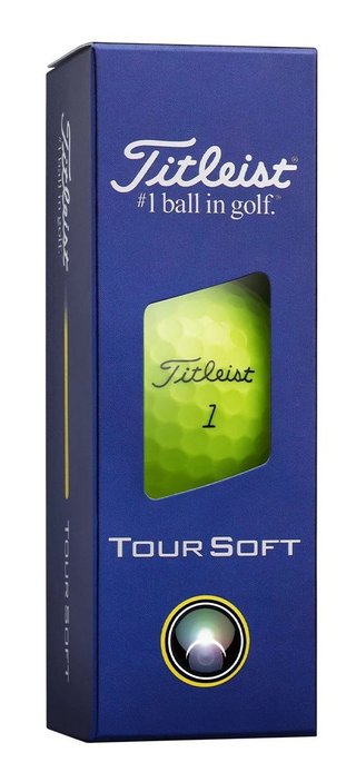 Titleist Tour Soft golf balls 2026, yellow