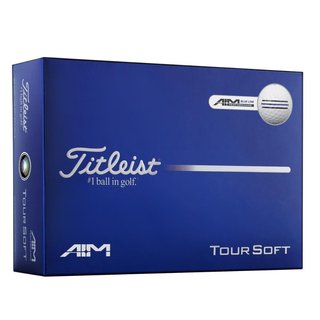 Titleist Tour Soft AIM Blue golf balls