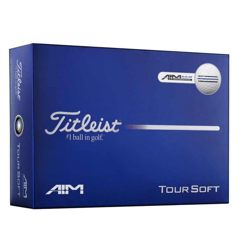 Titleist Tour Soft AIM Blue golf balls