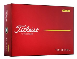 Titleist TruFeel golf balls 2026, yellow