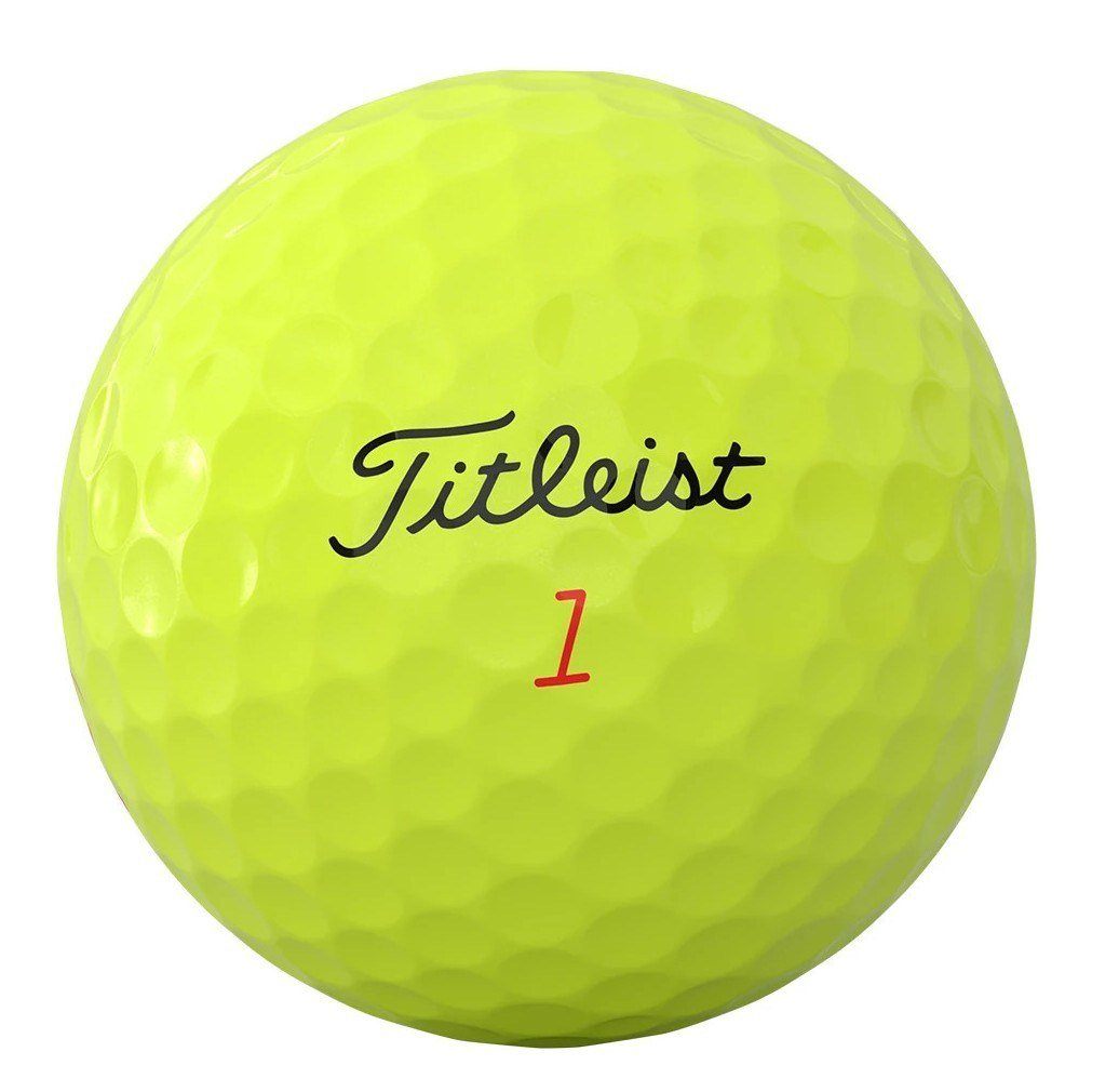 Titleist TruFeel golf balls 2026, yellow