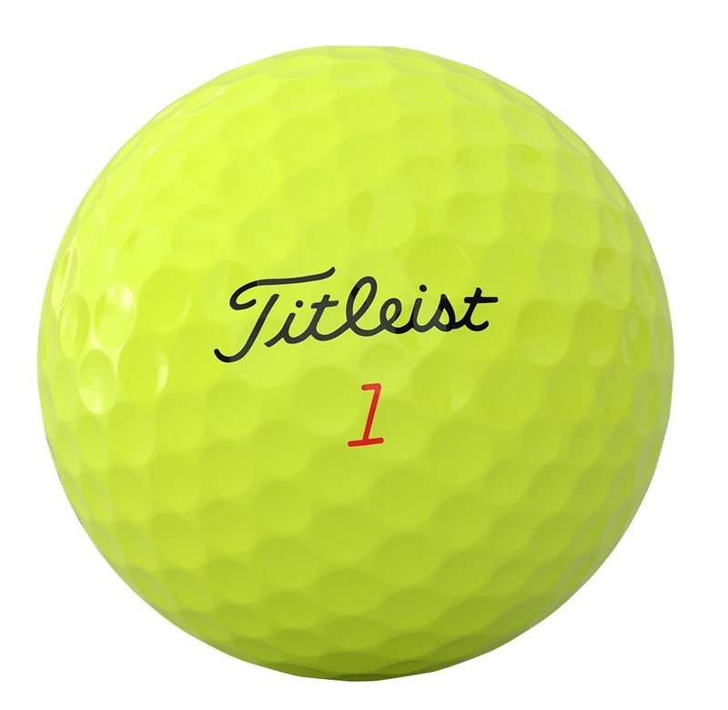 Titleist TruFeel golf balls 2026, yellow