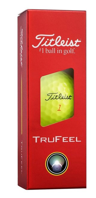 Titleist TruFeel golf balls 2026, yellow