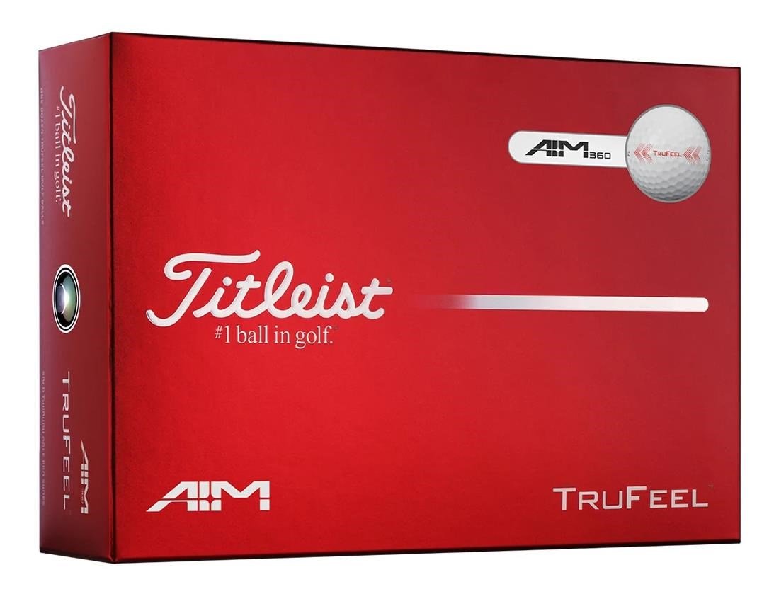 Titleist TruFeel AIM 360 golf balls 2026 (12 balls)