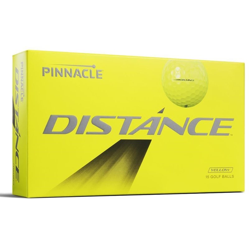 Pinnacle Distance golf balls, Yellow