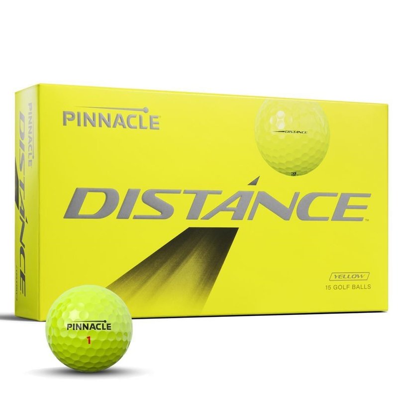 Pinnacle Distance golf balls, Yellow
