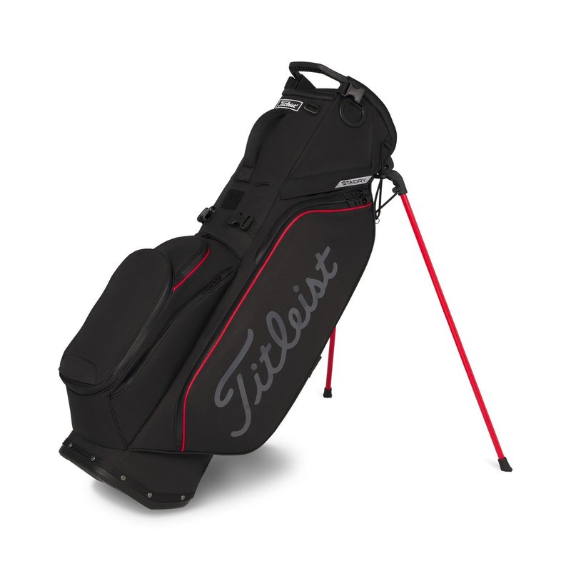 Titleist Players S5 StaDry stand bag, black/red/graphite