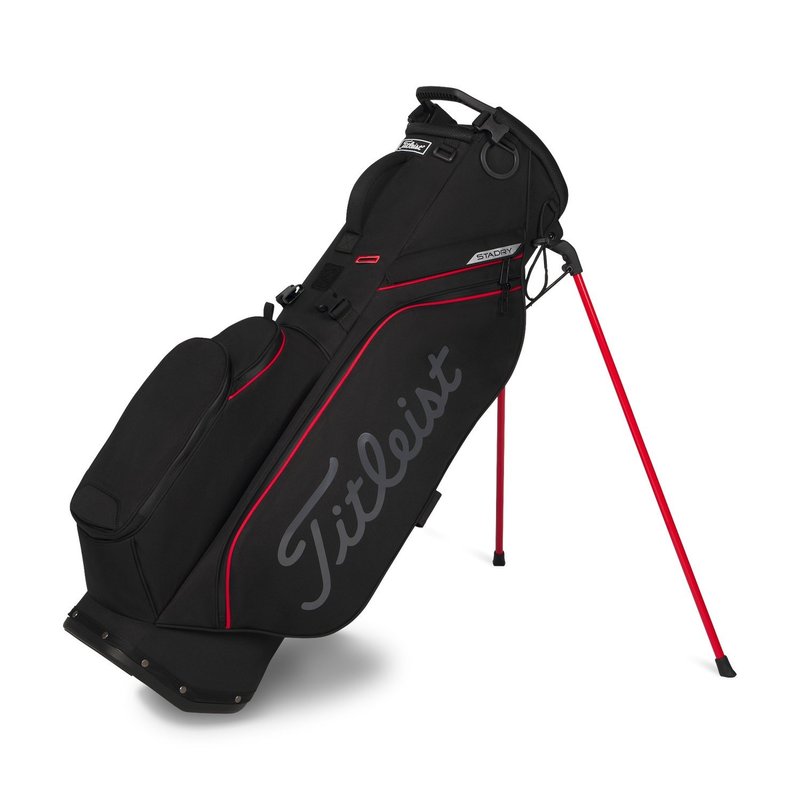 Titleist Players S4 StaDry stand bag, black/red/graphite