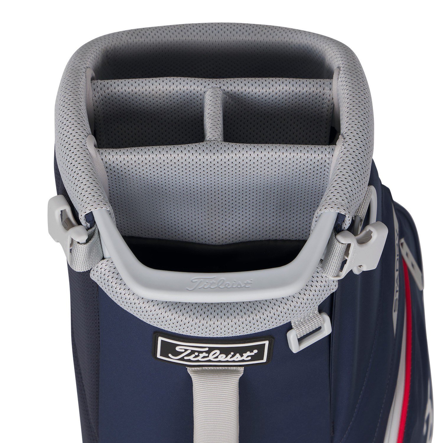 Titleist Players S4 StaDry stand bag, navy/red/white