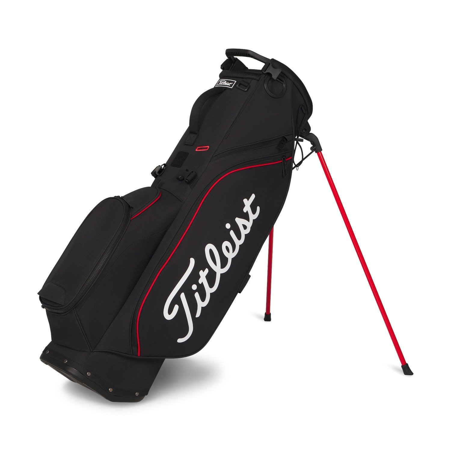 Titleist Players S4 stand bag, black/red/white