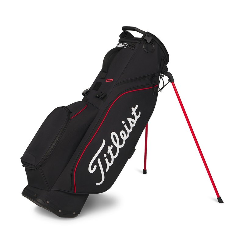 Titleist Players S4 stand bag, black/red/white