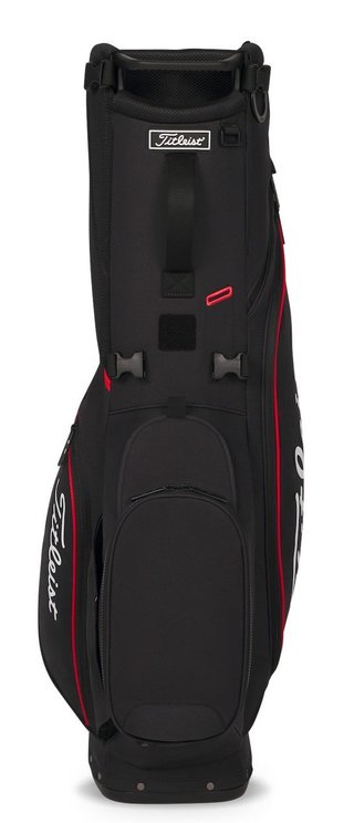 Titleist Players S4 stand bag, black/red/white