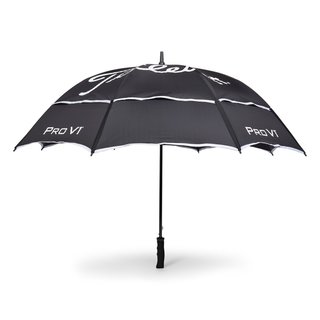 Titleist Tour Double Canopy Umbrella, black/white