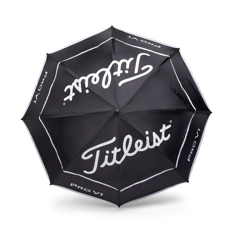 Titleist Tour Double Canopy Umbrella, black/white