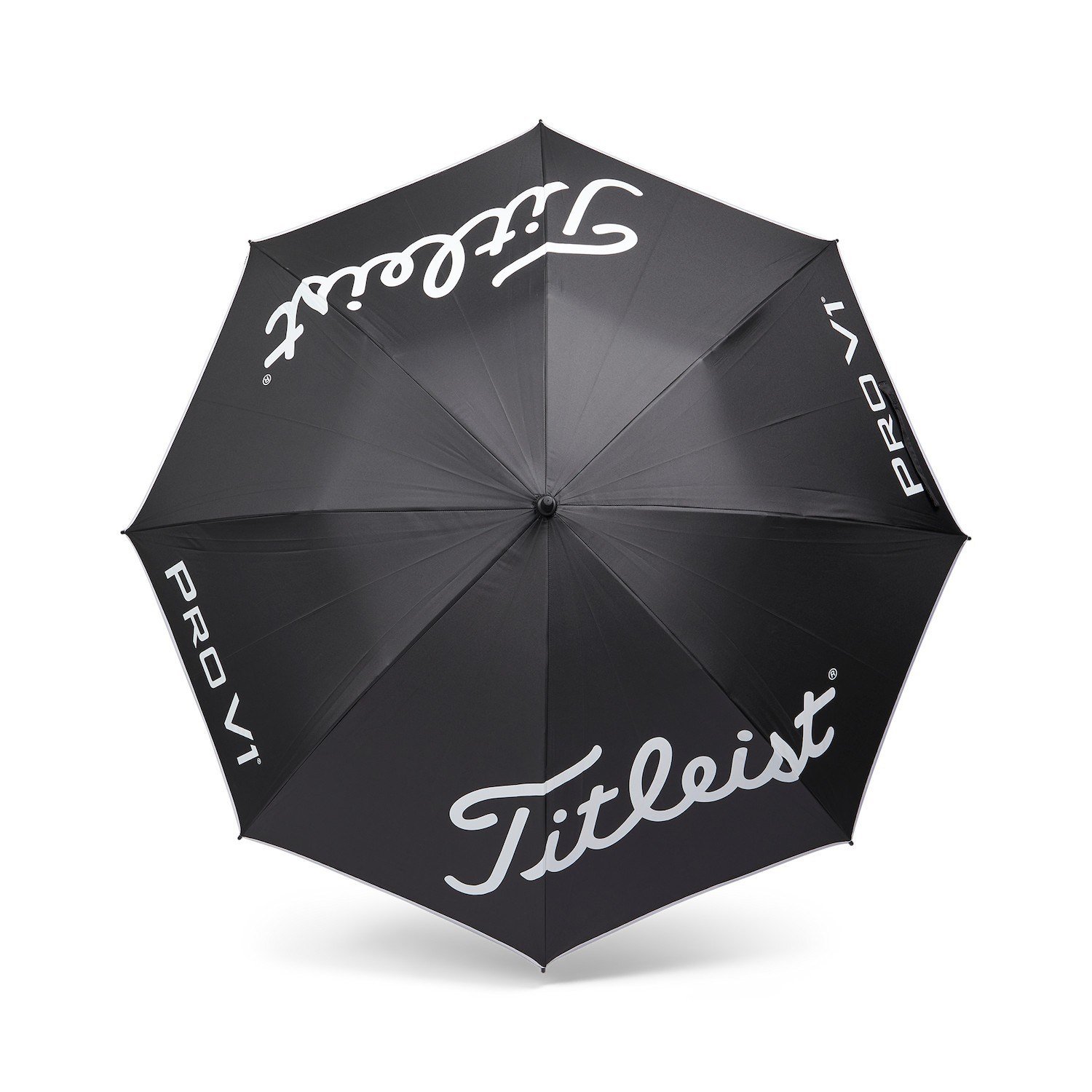 Titleist Tour Lightweight UV Umbrella, black/white