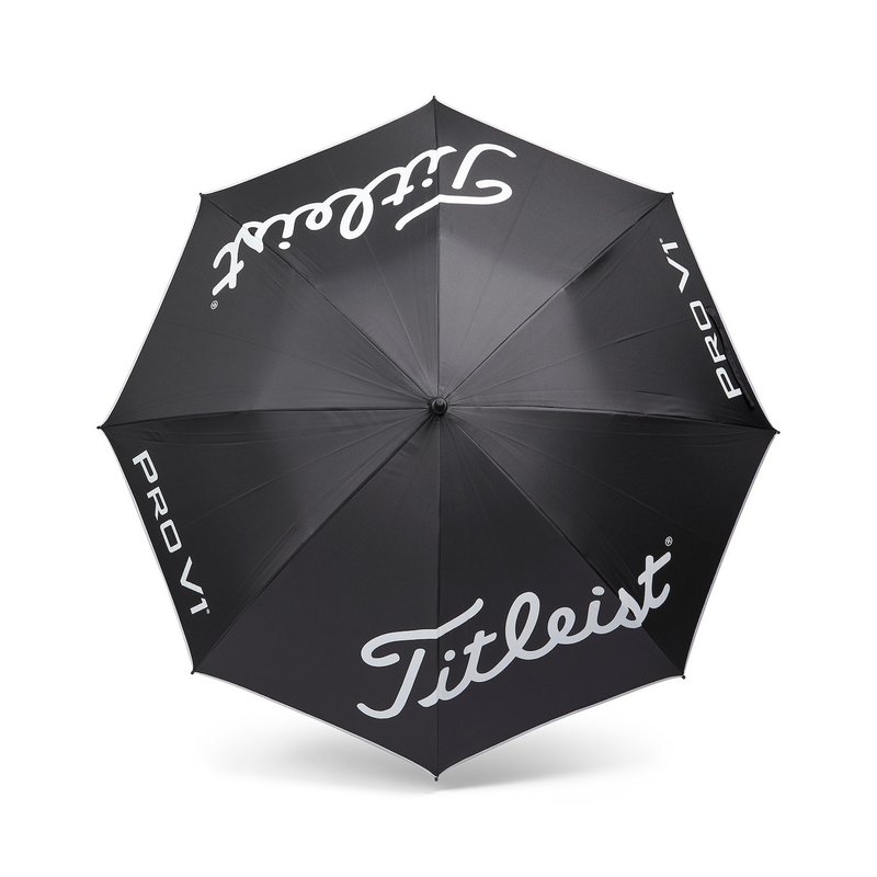 Titleist Tour Lightweight UV Umbrella, black/white