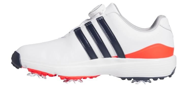 Adidas Tour360 24 Boa junior golf shoes, white