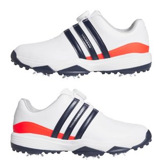 Adidas Tour360 24 Boa junior golf shoes, white