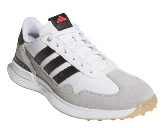 Adidas S2G 26 Textile Spikeless mens golf shoes, white/core black/grey two