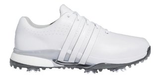 Adidas Tour360 24 Wide mens golf shoes, cloud white/silver metallic