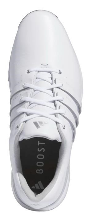 Adidas Tour360 24 Wide mens golf shoes, cloud white/silver metallic