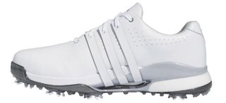 Adidas Tour360 24 Wide mens golf shoes, cloud white/silver metallic