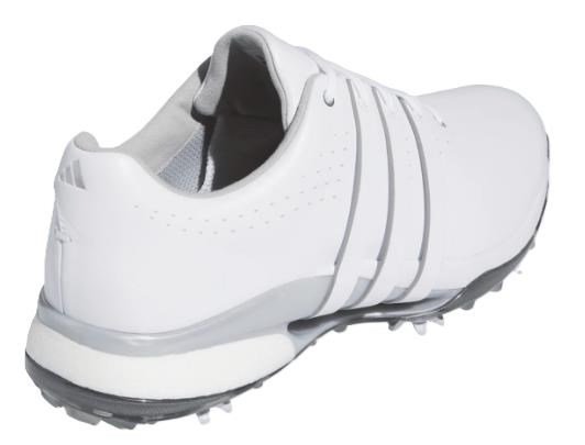Adidas Tour360 24 Wide mens golf shoes, cloud white/silver metallic