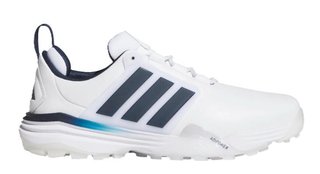 Adidas Adipower 26 Spikeless mens golf shoes, cloud white/collegiate navy/lucid orange
