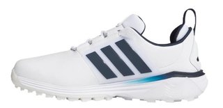Adidas Adipower 26 Spikeless mens golf shoes, cloud white/collegiate navy/lucid orange