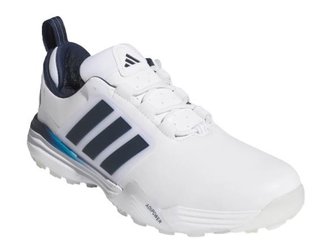 Adidas Adipower 26 Spikeless mens golf shoes, cloud white/collegiate navy/lucid orange