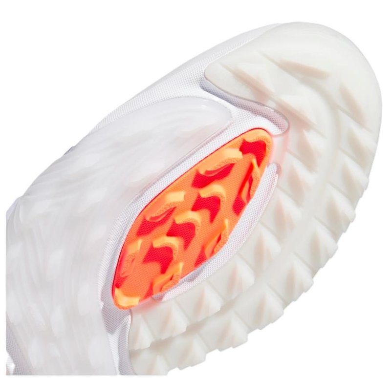 Adidas Adipower 26 Spikeless mens golf shoes, cloud white/collegiate navy/lucid orange