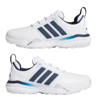 Adidas Adipower 26 Spikeless mens golf shoes, cloud white/collegiate navy/lucid orange