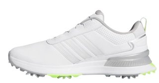 Adidas R2C Boa mens golf shoes, white/silver/lucid lemon