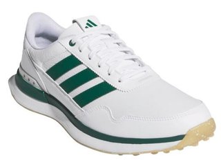 Adidas S2G 26 Leather Spikeless mens golf shoes, white