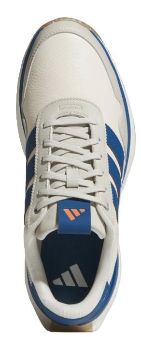Adidas S2G 26 Leather Spikeless mens golf shoes, chalk white/dusky petrol/beige