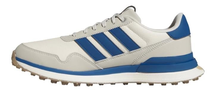 Adidas S2G 26 Leather Spikeless mens golf shoes, chalk white/dusky petrol/beige
